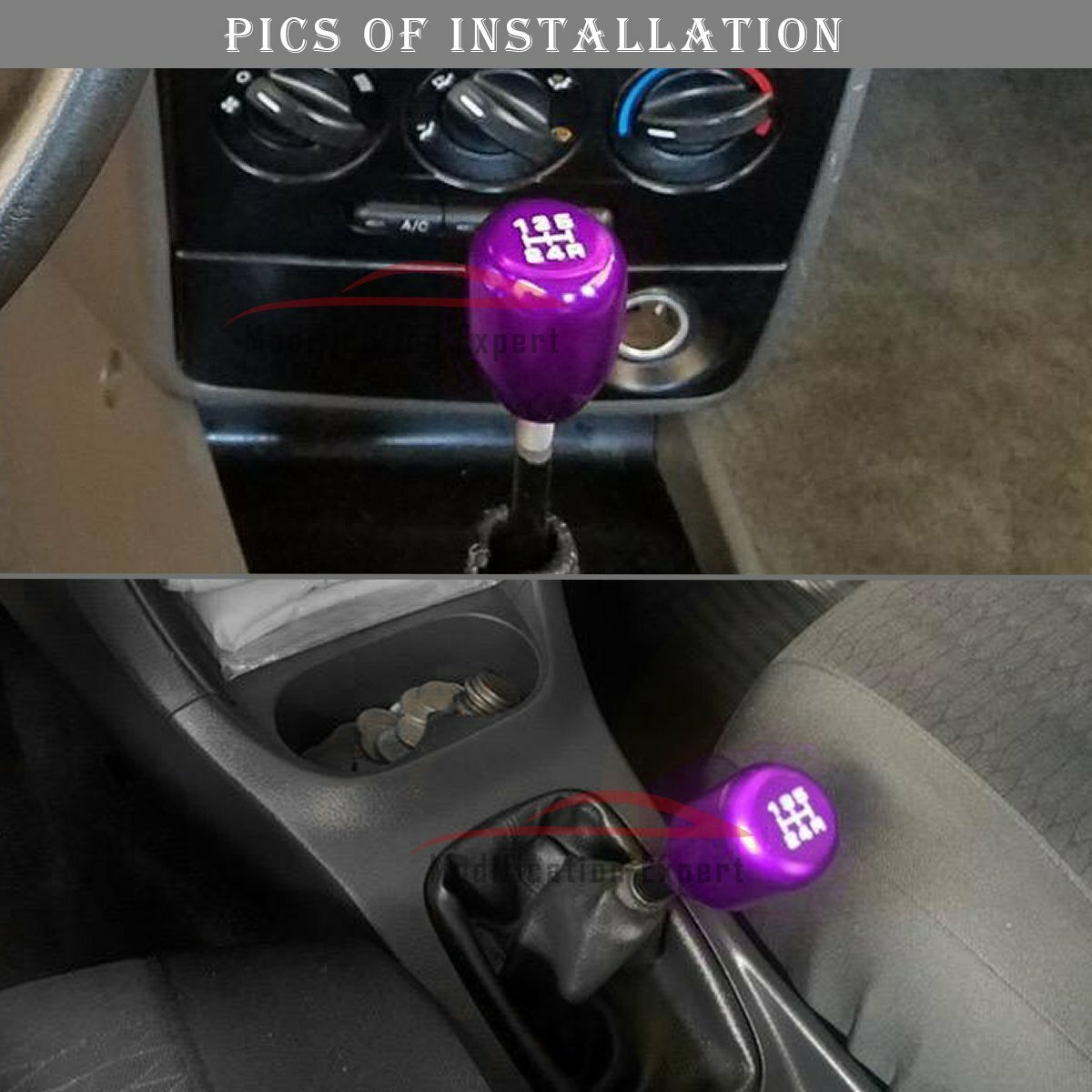 JDM Purple Type R Style Manual 5 Speed Aliminum Gear Shift Knob