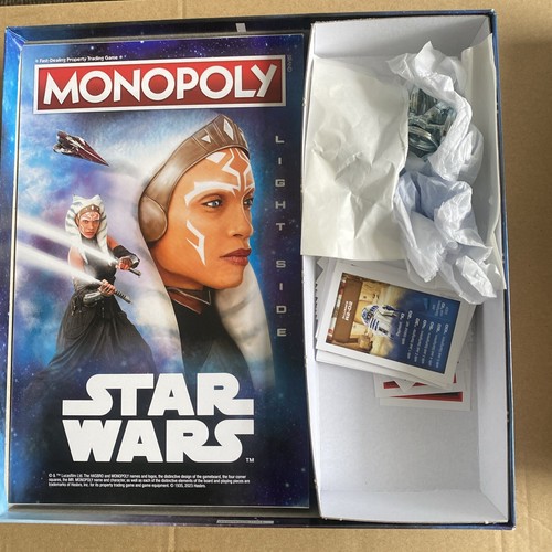 Monopoly: Star Wars Light Side Edition Board, Jedi Board Game Gift 2-6 Player - Picture 2 of 6