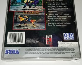 VIRTUA FIGHTER 2 SEGA SATURN VIDEO GAME 95 COMPLETE ARCADE VTG