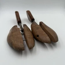 Vintage Rochester Shoe Tree Co. Wood Split Toe Shoe Keepers Stretchers