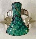 HSN Jay King Sterling Silver Hubei Turquoise Freeform Ring Size 6 — photo 4