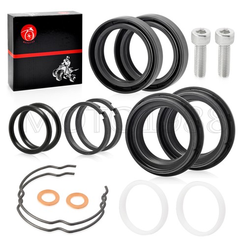 39mm Front Fork Dust & Oil Seal Rebuild Kit For Harley Sportster 883/1200 (XL883/XL1200) - MOTO1988 #495607