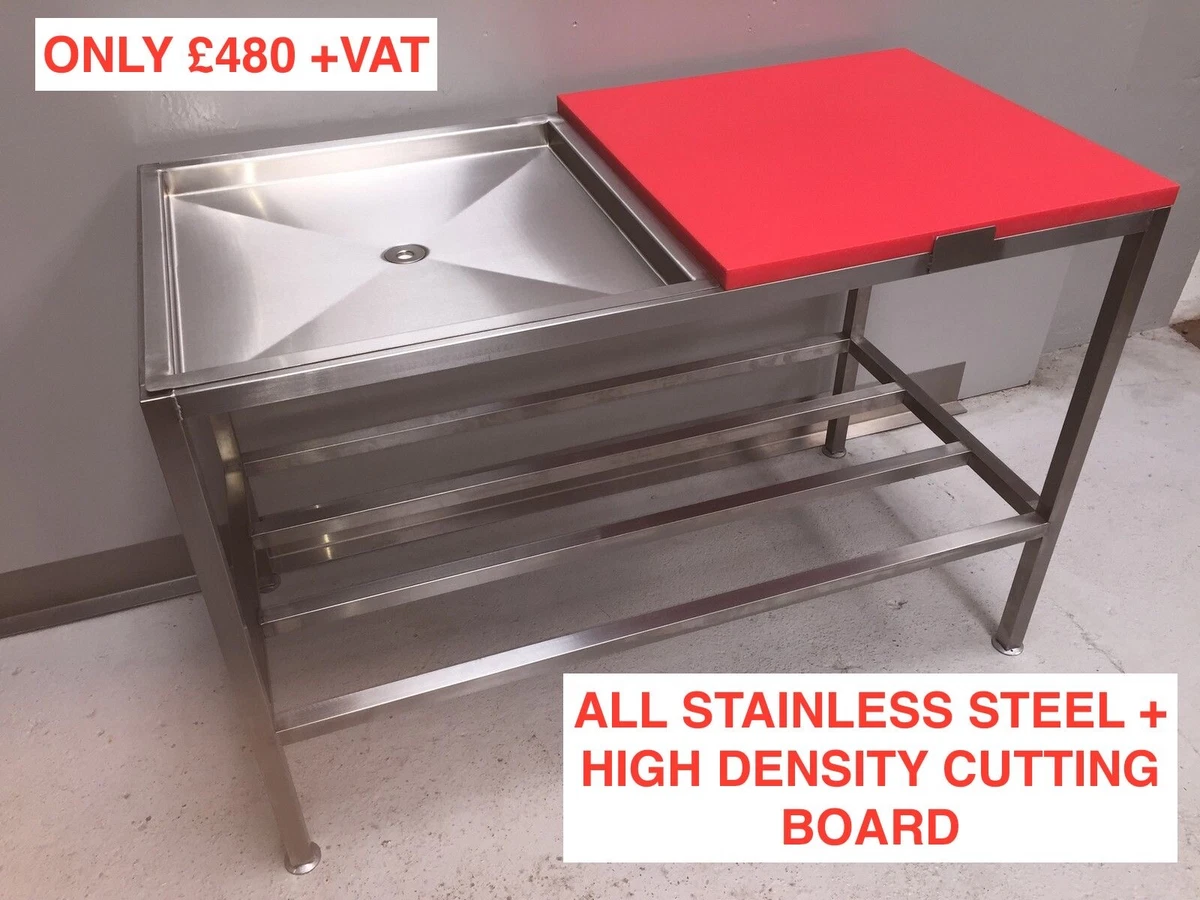 SAUSAGE FILLER BUTCHERS BLOCK BENCH TRAY TABLE ONLY 480 VAT ALL