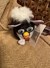 Furby talking keychain in Black Working (b6)