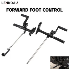 For Harley Forward Controls Kit Pegs Levers Linkages Sportster XL883 1200 86-03