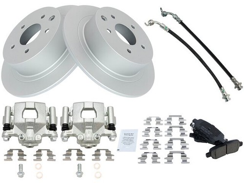 Rear Brake Pad Rotor and Caliper Set For 2002-2006 Nissan Altima 2003 CB371RB