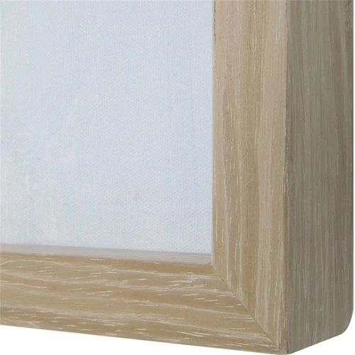 Uttermost Seabreeze Coastal Wood Canvas Fabric Prints in Blue/Gray (Set of 2) - Picture 6 of 7