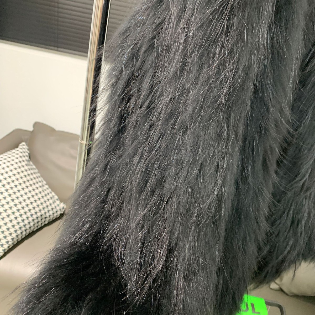 ジャケット・アウター \"nakamura fur\" real fur coat Oversized Real Fox Fur Collar with Genuine Sheepskin Leather