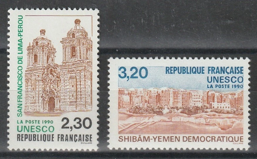 Timbres de France neufs service N° 102 et 103 - Photo 1/1