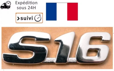 ⭐🇫🇷 monogramme badge logo Peugeot S16 206 207 208 307 308 106 306 NEUF⭐🇫🇷 - Photo 1/4