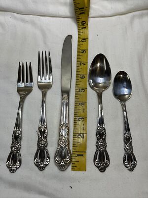 1847 Rogers Bros GRAND HERITAGE Silverplate Flatware Place