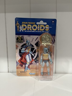 Star Wars 50th Droids Boba Fett Vintage The Adventures of R2-D2 & C-3PO - NEW