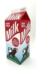 Melissa Doug Grocery Breakfast Fridge Food Replacement Dairy Milk Container