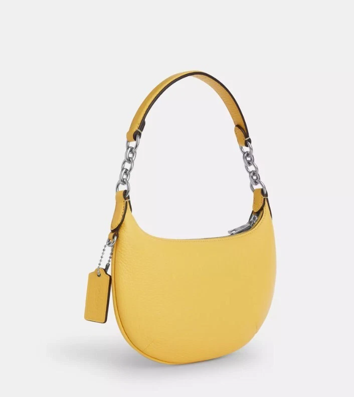 BORSA A TRACOLLA COACH DAISY PEBBLE LEATHER MINI PAYTON HOBO CN011 NUOVA CON ETICHETTE BORSETTA BORSETTA