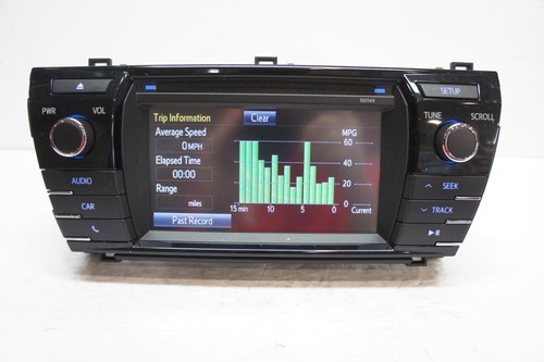 Toyota Corolla 2014 - CD/AM/FM pantalla táctil 100149 86140-02050 OEM *A9582 - Imagen 7 de 13
