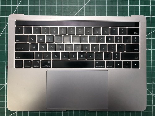 Apple MacBook Pro A1989 2018 Palmrest Touchpad Keyboard Touch Bar READ #mh782