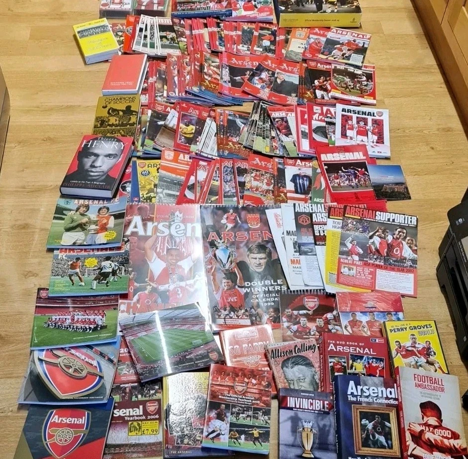 Lot De Programmes Arsenal - Finales Coupe D'Europe - Collection Joblot