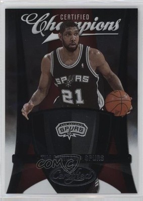 2009-10 Certified Champions 274/500 Tim Duncan #15 HOF 1u6