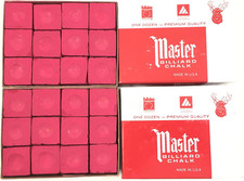 Made in the USA - 2 Boxes of Chalk - 24 Pieces for Pool Cues and Billiards Stic
