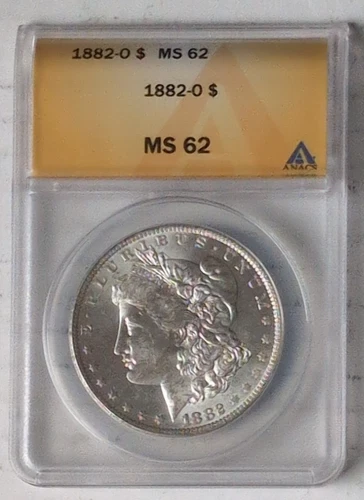 1882-O $1 Silver Morgan Dollar MS 62 ANACS