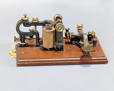 1867-1890 Watts Davis Co Private Line Antique Camelback Telegraph