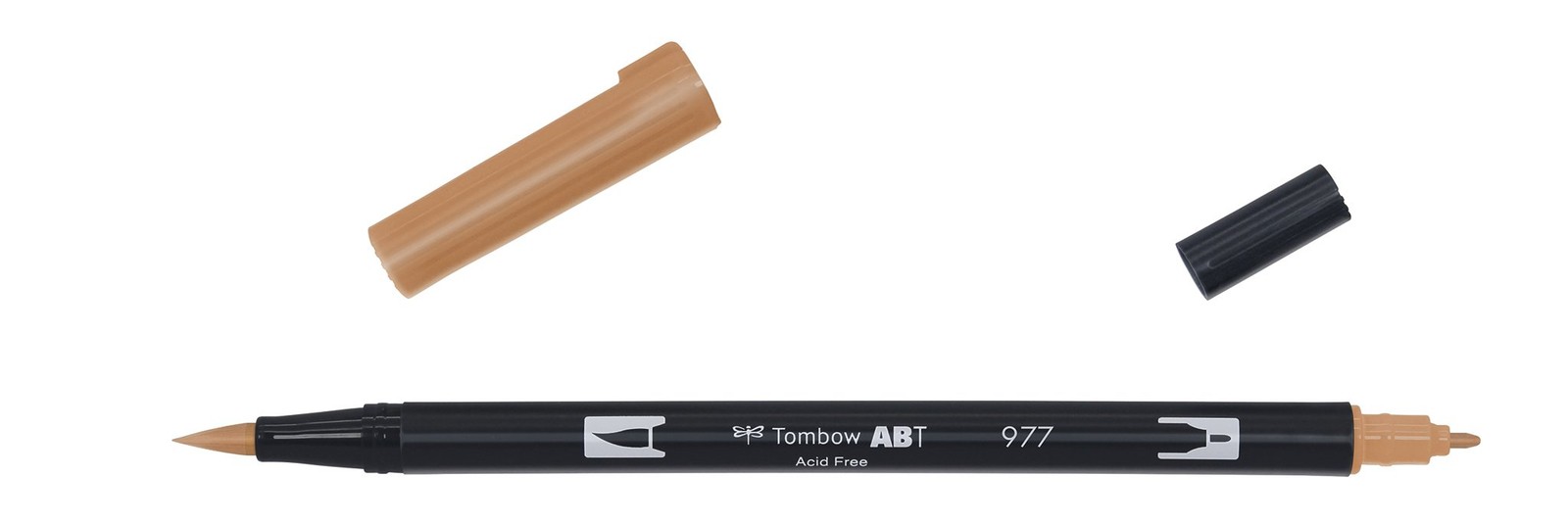 Tombow ABT 977 Dual Brush Pen - Saddle Brown 977 Saddle Brown 1 count (Pack of 1