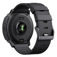 Rugged Nylon Watch Band for Garmin Instinct 2X/3 50mm Solar  AMOLED Tactic...