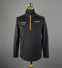 MCLAREN RACING Formula 1 Team VELO 1/4 zip Black Orange Pullover Top Size M
