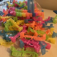 Magic Tracks OVER 150 Extra Racing Bendable Movable Neon Colored Pieces