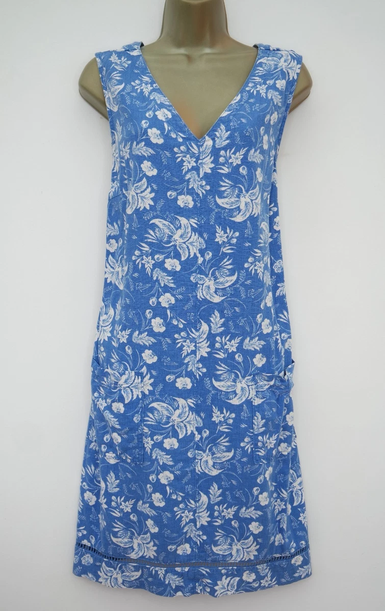 chinese dress ladies Tuck Back Dress - Linen Shift Dress main image 1