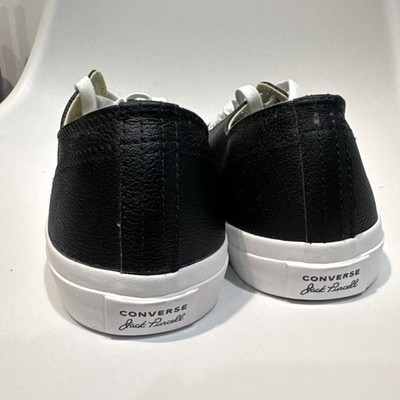 Converse Jack Purcell Leather Ox Black White Blue Sole 1S962 Size