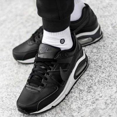Nike Air Max Command Leather Black/White Mens Size US 8-13 Casual Sneakers New 