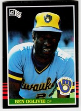 1985 Leaf #123 Ben Oglivie - EX