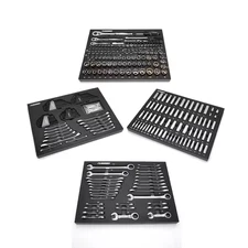 Mechanics Tool Set in EVA Trays (320-Piece)