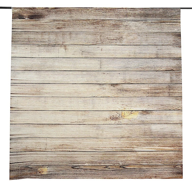 8 ft Printed Vinyl PHOTO BACKDROP Natural Wood Design BANNER Party Decorations - Image 3 of 4