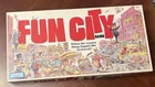 Vtg 1987 Parker Brothers Fun City Board Game 100% Complete. Great Shape!