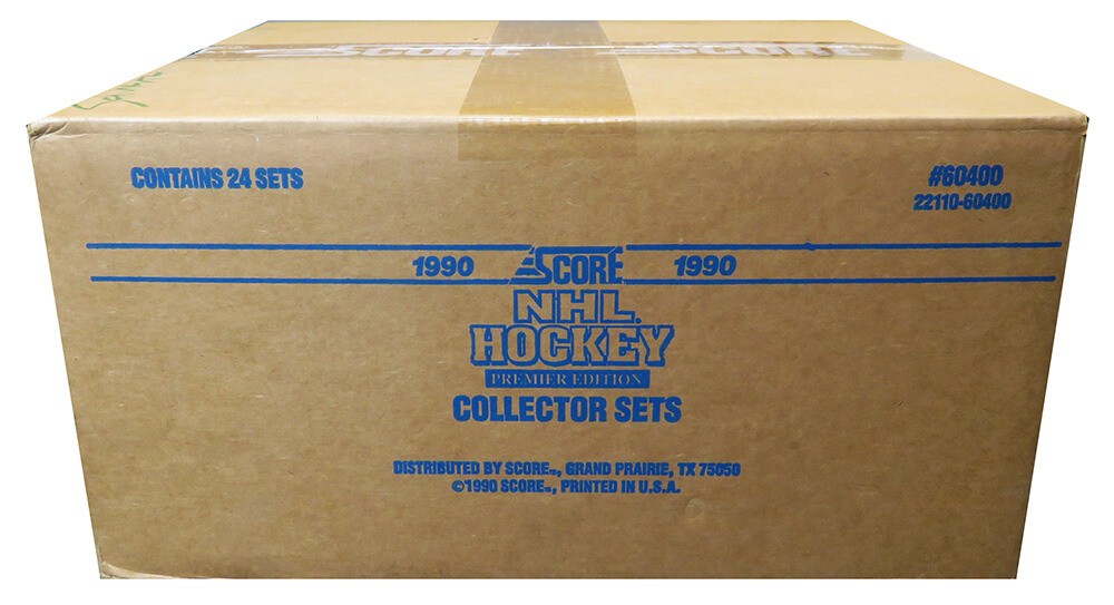 1990 Score Hockey Factory Sealed Set Case (24 Sets In Case) (Jagr