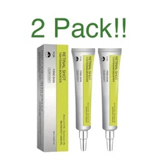 2 Pack- Retinal Shot Tightening Booster, Eye Cream, Firming, Pore Minimizing