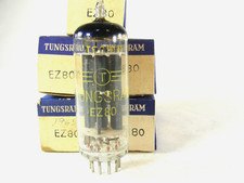 EZ80 Tungsram rectifier tube , brand new in original box. NOS/NIB