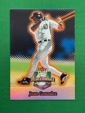2001 Fleer Ultra Baseball Decade of Dominance #10 DD Juan Gonzalez