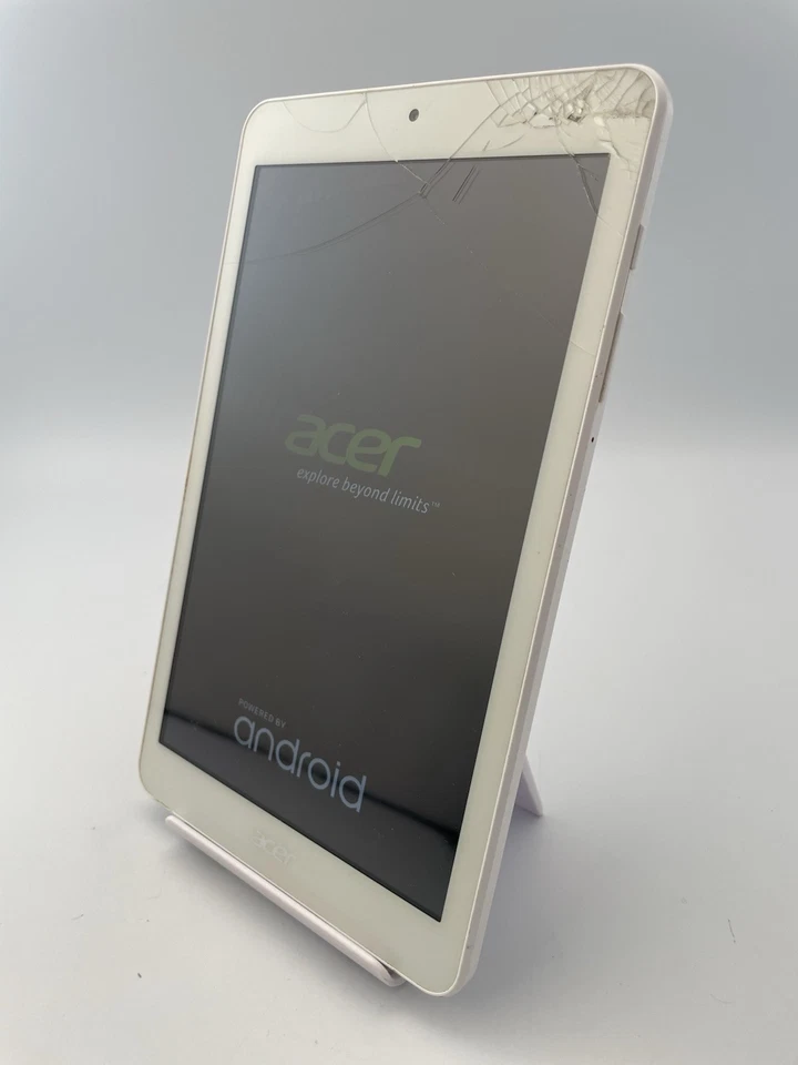 Acer Iconia One 8 B1-850 White 8" 16GB Wi-Fi 5MP 1GB Ram Android Tablet Cracked - Image 3 of 4