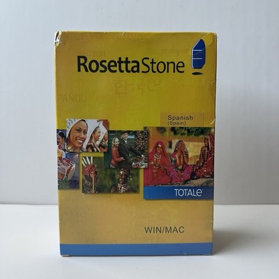 Rosetta Stone Spanish Spain Espanol Brand New Sealed Language Tutor 