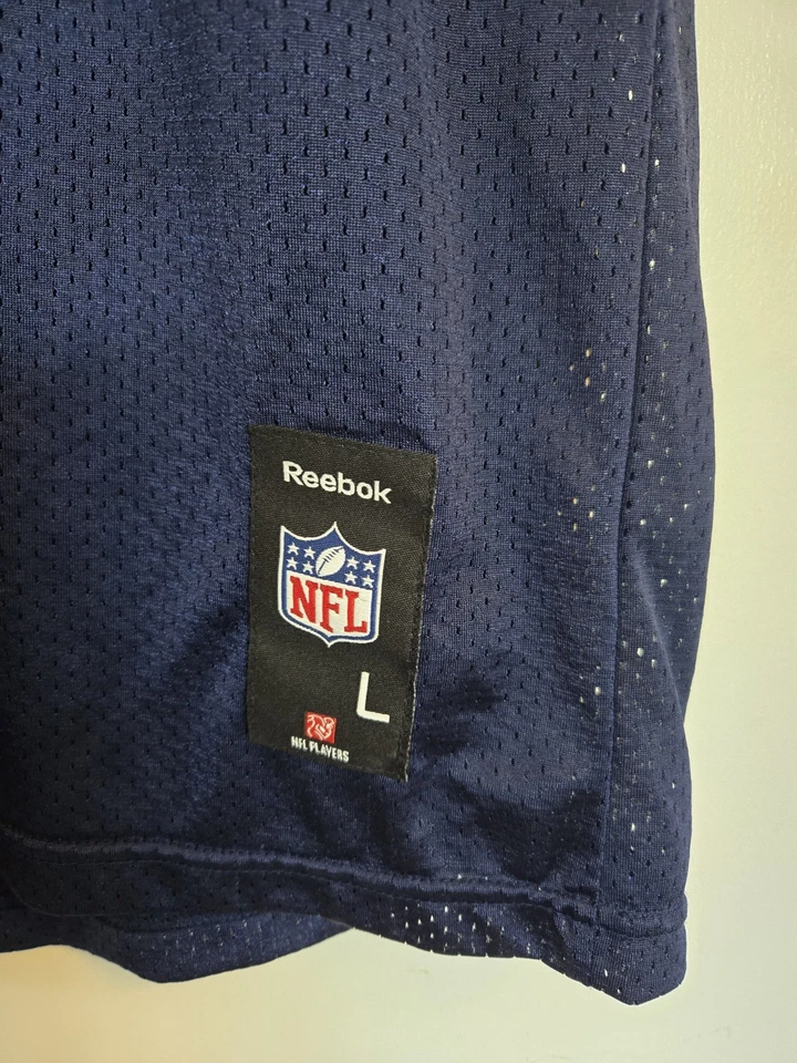 Vintage Randy Moss Jersey Youth Large New England Patriots Reebok NFL Rare - Image 2 of 4