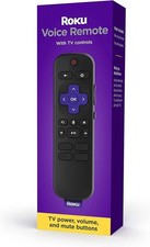 New Roku Voice Remote With TV controls TV Remote Control Black