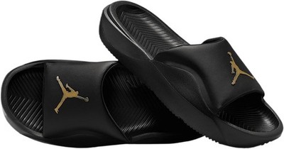 Nike Air Jordan Franchise Slides Men Size 10 Black Metallic Gold HF3263-007
