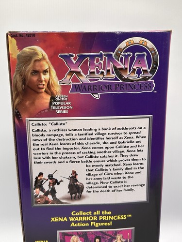 Xena Warrior Princess Callisto 12" Collector Doll Toy Biz 1998 #42010 NOS - Picture 9 of 18