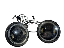 07 - 18 Jeep Wrangler Right & Left Side Bright LED HeadLight Lamp Set 💎AFTMKT💎