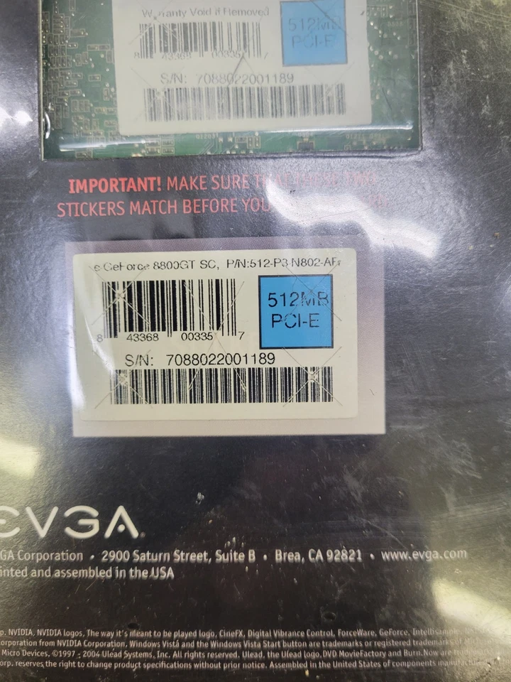 EVGA NVIDIA GeForce 8800 GT (512-P3-N802-AR) 512 MB GDDR3 SDRAM PCI Express x16 - Image 4 of 4