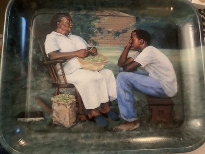 BLACK ART TITLED  WORDS OF WISDOM  BY JOHN SOLOMON SANDBRIDGE  INCREDIBE WORK