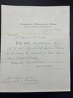 1863 Disability Discharge Letter Civil War Soldier Convalescent Camp Fairfax Vir